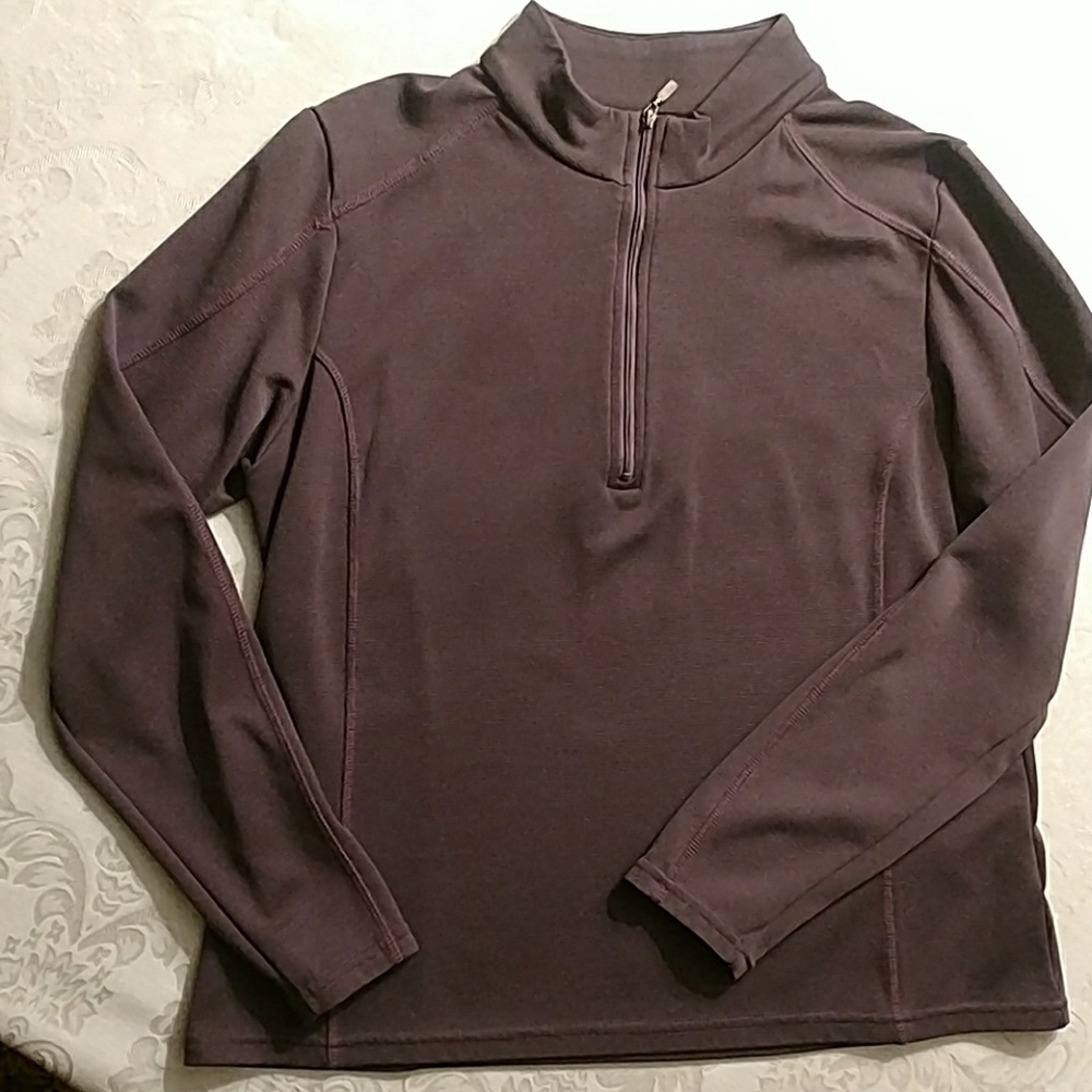North End Sport ladies zip front athletic pullover